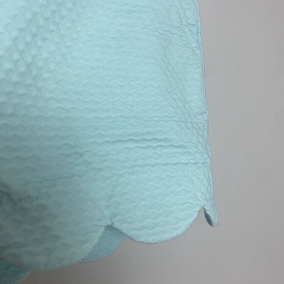 Lilly‎ Pulitzer The Buttercup Dressy Scalloped Shorts Texture Mint Green Size 2 - Picture 4 of 13